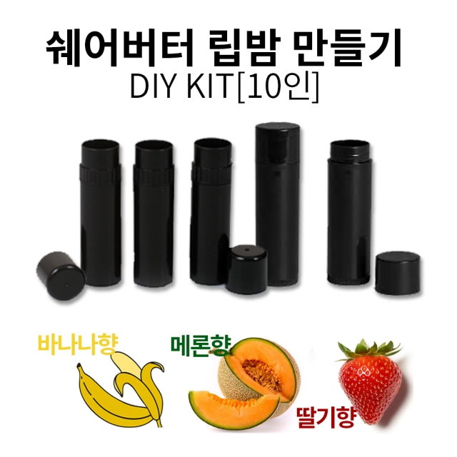 영월몰,DIY KIT 쉐어버터 립밤만들기 10개