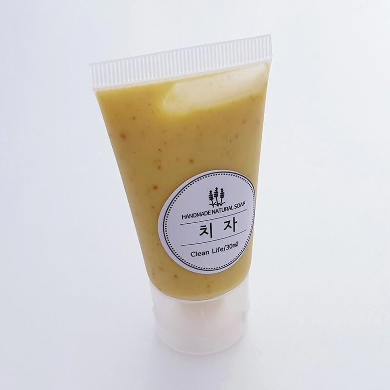 강원더몰,DIY KIT 휴대용튜브크림비누만들기 30ml 4개 축제 천연분말 원터치캡